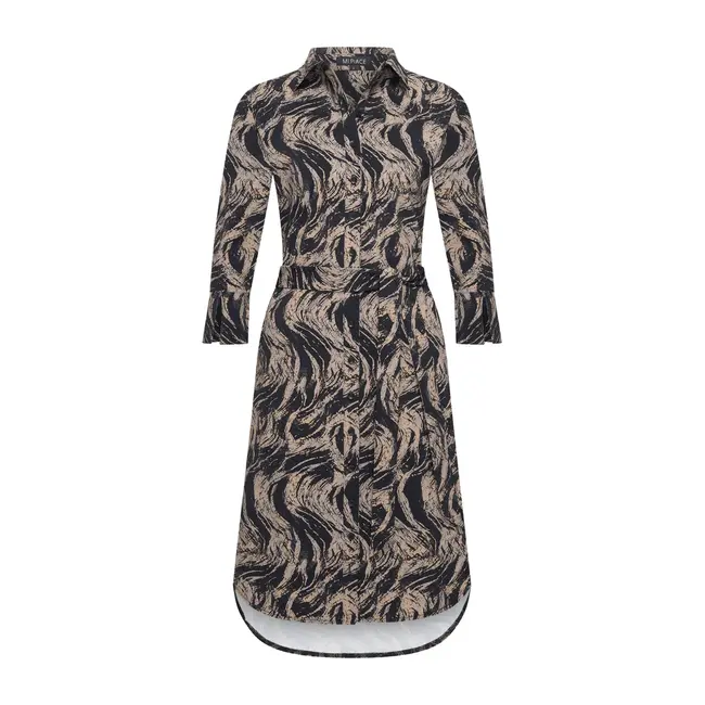 MI PIACE Travel Jurk Swirly Print 202092 Falcon
