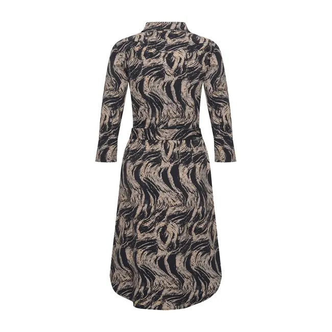 MI PIACE Travel Jurk Swirly Print 202092 Falcon