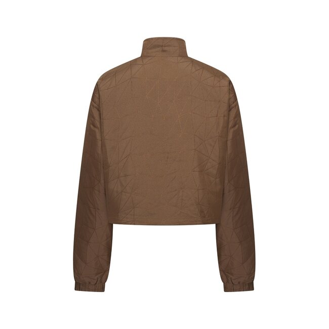 MI PIACE Travel Jacket Woven Pattern MP2020038 Brown