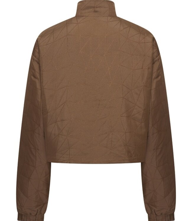 MI PIACE Travel Jacket Woven Pattern MP2020038 Brown