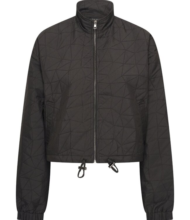 MI PIACE Travel Jacket Woven Pattern MP2020038 Black