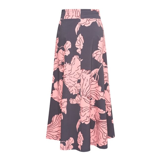 MI PIACE Travel Rok Big Flower Print 202123 Dark Grey Rose