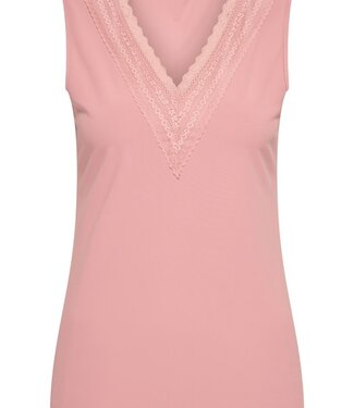 MI PIACE Travel Top Lace met Kant Uni 202254 Dusty Rose