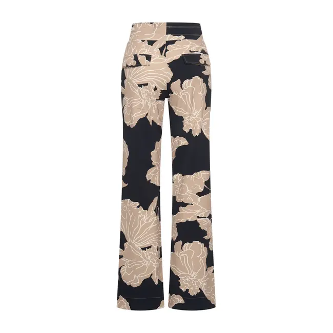 MI PIACE Travel Pantalon Big Flower Print 202089 Black
