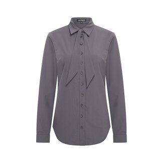 MI PIACE Travel Blouse Bow Uni 202709 Dark Grey