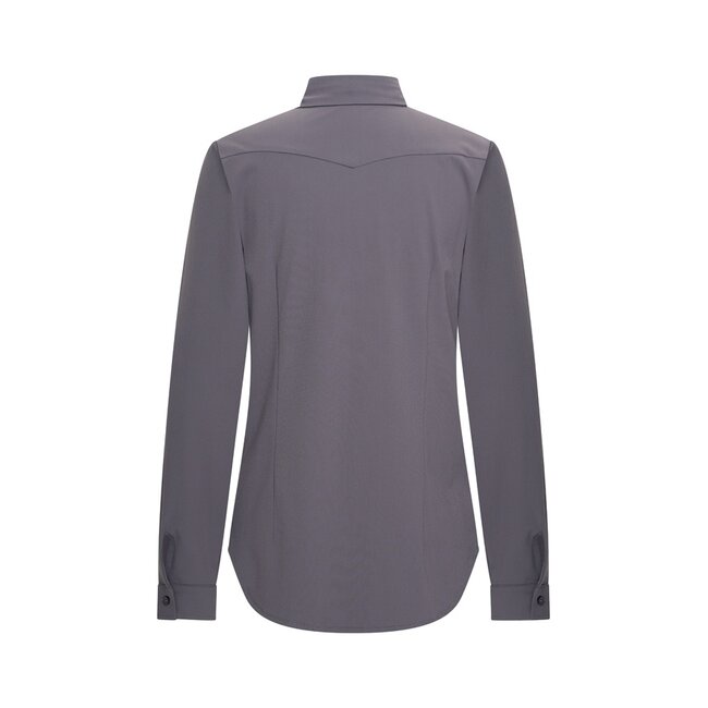 MI PIACE Travel Blouse Bow Uni 202709 Dark Grey