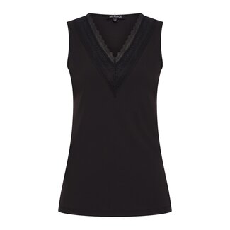 MI PIACE Travel Top Lace met Kant Uni 202254 Black