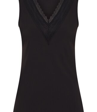 MI PIACE Travel Top Lace met Kant Uni 202254 Black