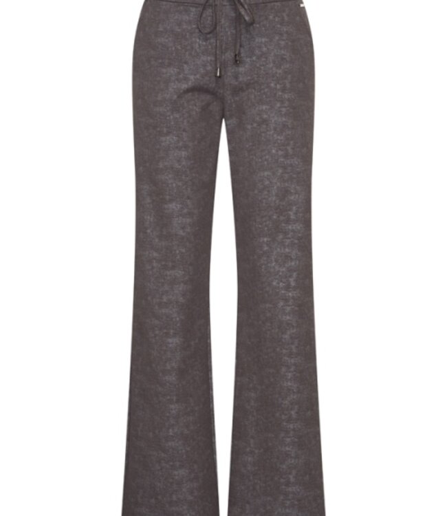 MI PIACE Travel Pantalon Straight Heavy Stone Foil 2136 Espresso