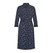MI PIACE Travel Jurk Dot Foil Print 202708 Dark Blue