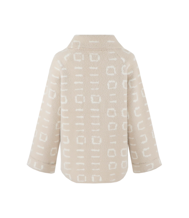 G-maxx Sana Knit  jacket  Sand/Wool White