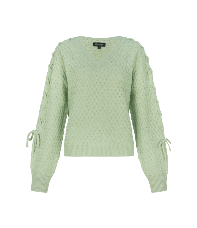 G-maxx Hadlee knitting sweater Light Moss