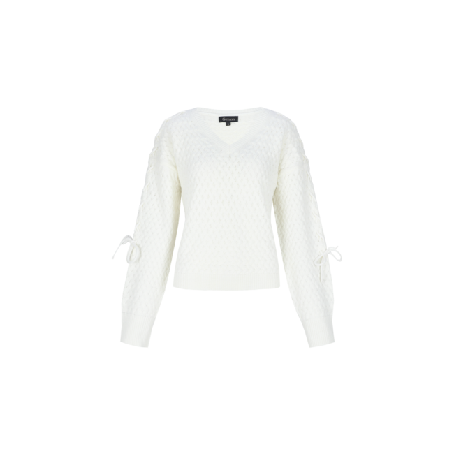 G-maxx Hadlee knitting sweater 26VLG02 White