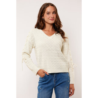 G-maxx Hadlee knitting sweater 26VLG02 White
