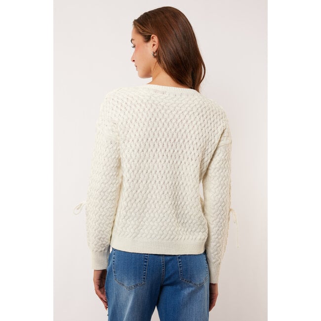 G-maxx Hadlee knitting sweater 26VLG02 White