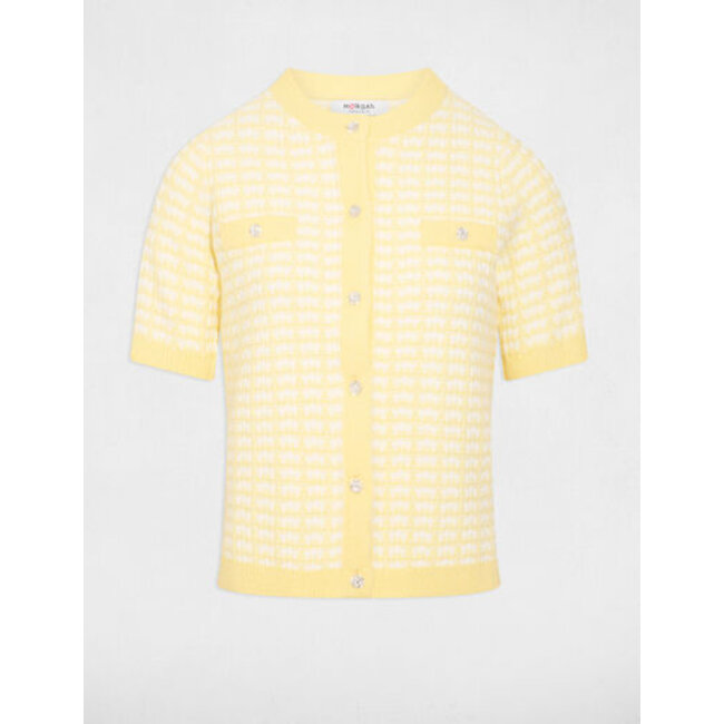 Morgan Vest met lange mouwen 251-MORESA Pale Banana