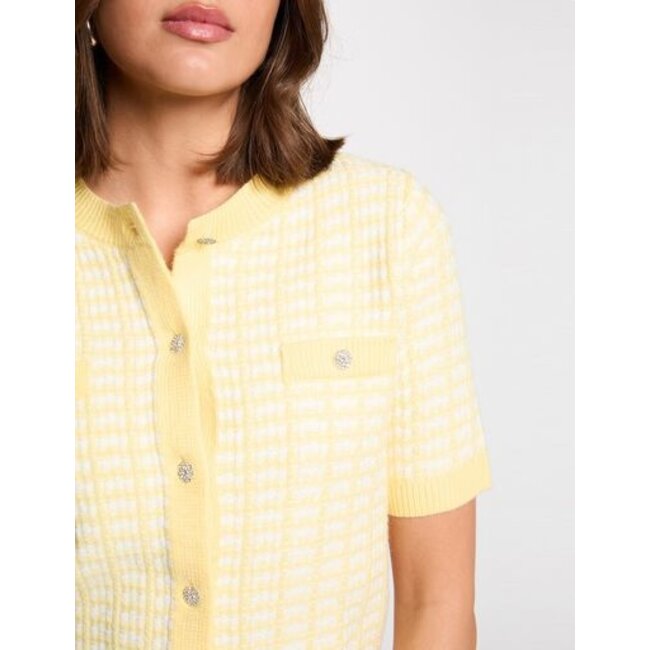 Morgan Vest met lange mouwen 251-MORESA Pale Banana