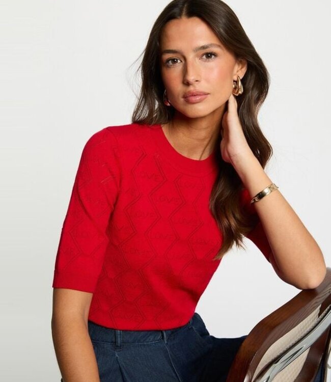 Morgan Sweet love t-shirt 261-Mika Red