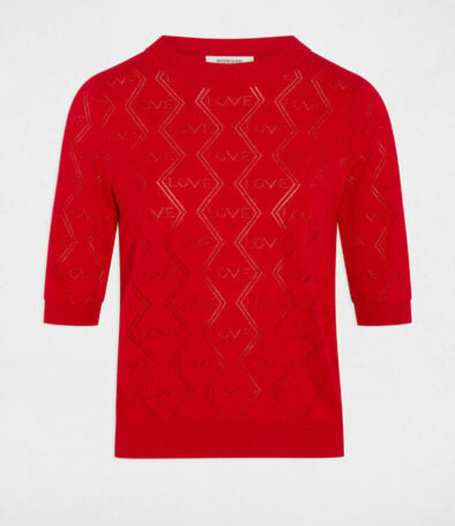 Morgan Sweet love t-shirt 261-Mika Red