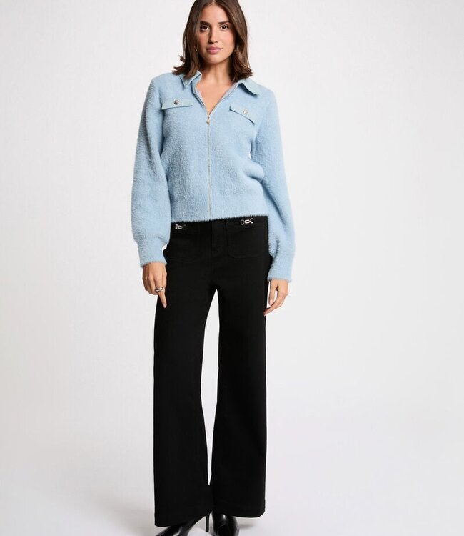 Morgan Jacket with Notched 261-Mdomo Sky blue