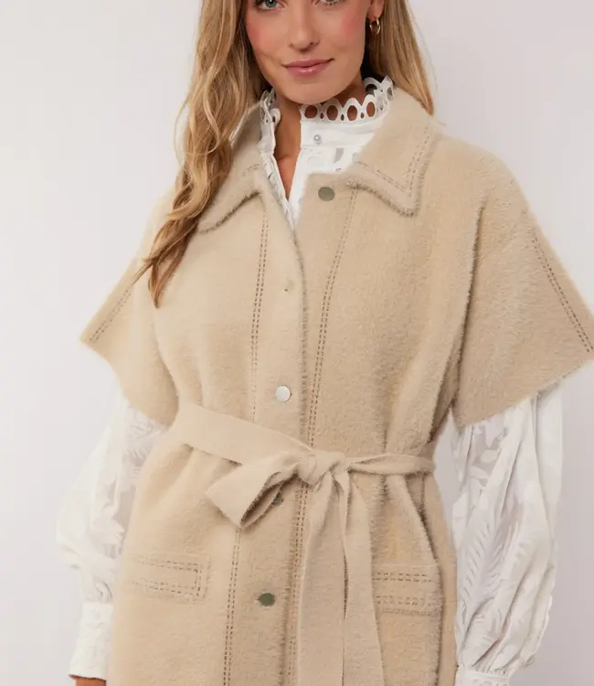 G-maxx Jayleen Knitting Cardigan Light Moss