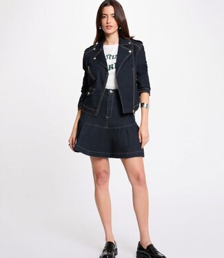 Morgan Oversized denim jacket 261-Vsoubia Dark blue