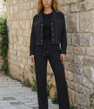 MI PIACE Bonded Travel Broek 202683 Black