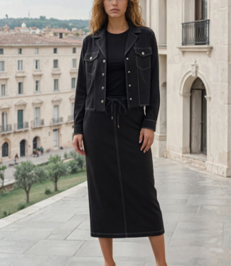 MI PIACE Bonded Travel Rok 202684 Black