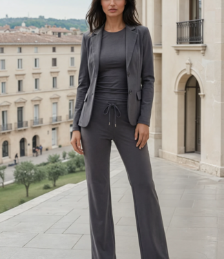 MI PIACE Travel Pantalon Uni 2136 Dark Grey