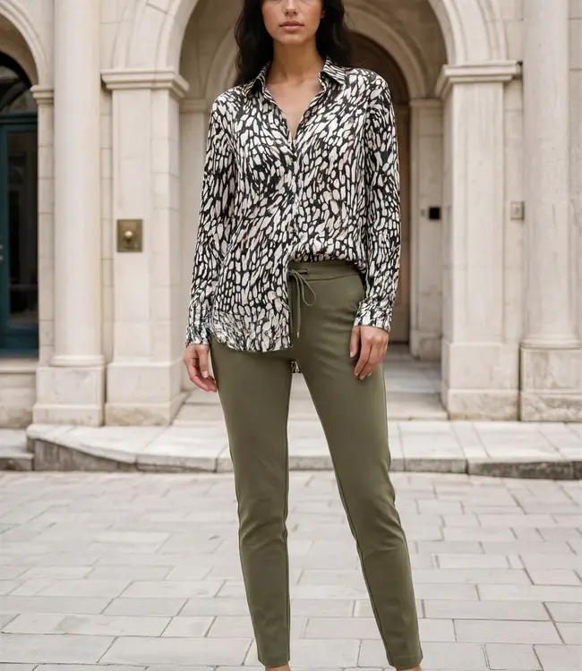 MI PIACE Travel Blouse Abstracte Print MP60840 Deep Depth Kit