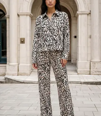 MI PIACE Travel Broek Abstracte Print MP202089 Deep Depth Kit