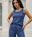 MI PIACE Travel Top Singlet 202027 Dark Blue Denim