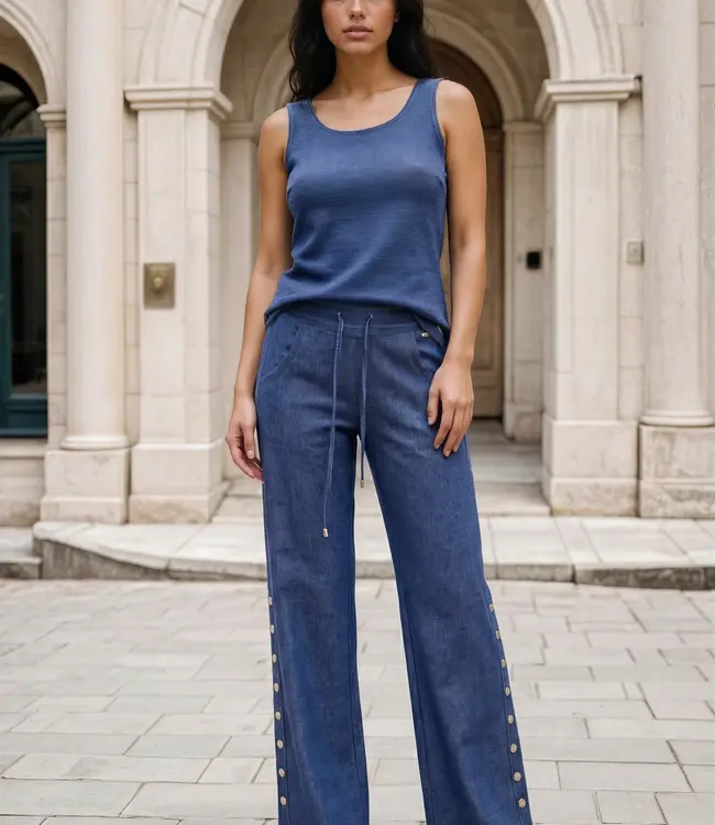 MI PIACE Travel Top Singlet 202027 Dark Blue Denim