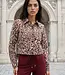 MI PIACE Travel Jacket Abstracte 2348 Burgundy Latte