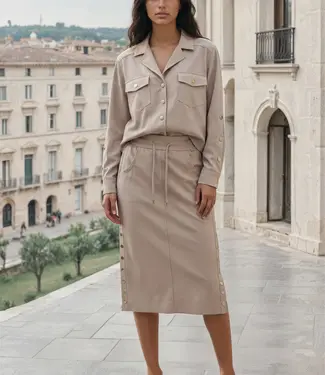 MI PIACE Bonded Travel Rok 202684 Latte