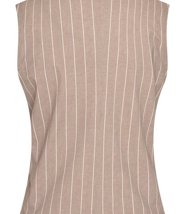 MI PIACE Travel Gilet Classic Stipe Print 202658 Falcon