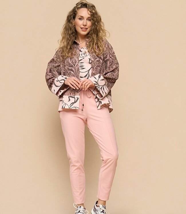 MI PIACE Travel Blouse Mix Twilight Twigs Print  202718 Espresso