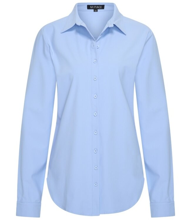 MI PIACE Travel Blouse Uni 60840 Lavender Blue