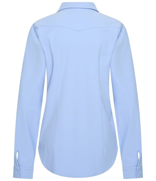 MI PIACE Travel Blouse Uni 60840 Lavender Blue