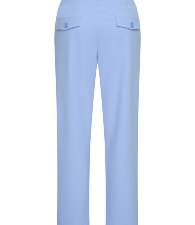 MI PIACE Bonded Travel Broek Straight Uni 202631 Lavender Blue