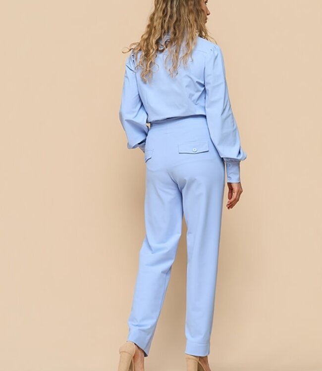 MI PIACE Bonded Travel Broek Uni 202753 Lavender Blue