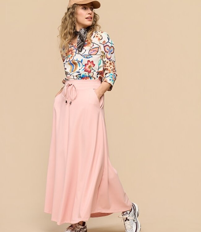 MI PIACE Travel Top 3/4 Mouw Embroidered Bloom Print 202095 Multicolour