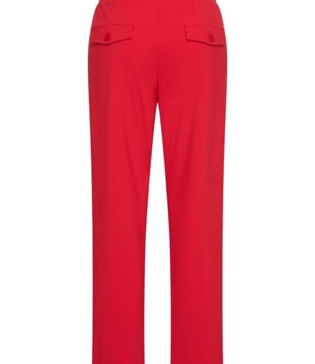 MI PIACE Bonded Travel Broek Straight Uni 202631 Red