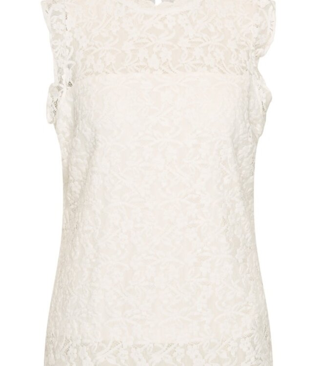 MI PIACE Travel Top Lace mouwloos 202797 Off White