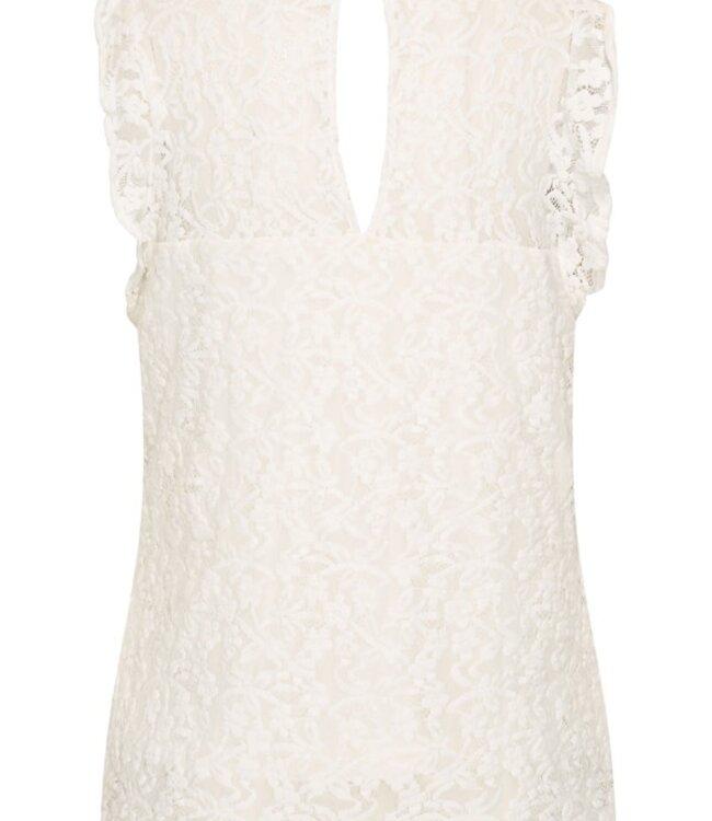 MI PIACE Travel Top Lace mouwloos 202797 Off White