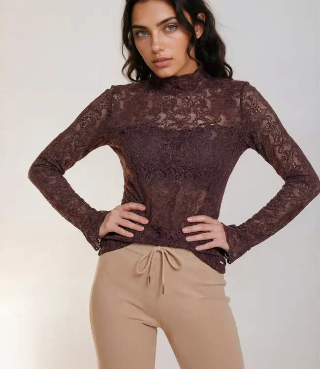MI PIACE Travel Top Lace  202790 Espresso