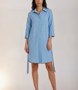 MI PIACE Travel Jurk Uni Denim 2092A Bleached