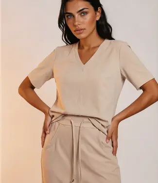 MI PIACE Travel T-shirt Uni 2271 Latte