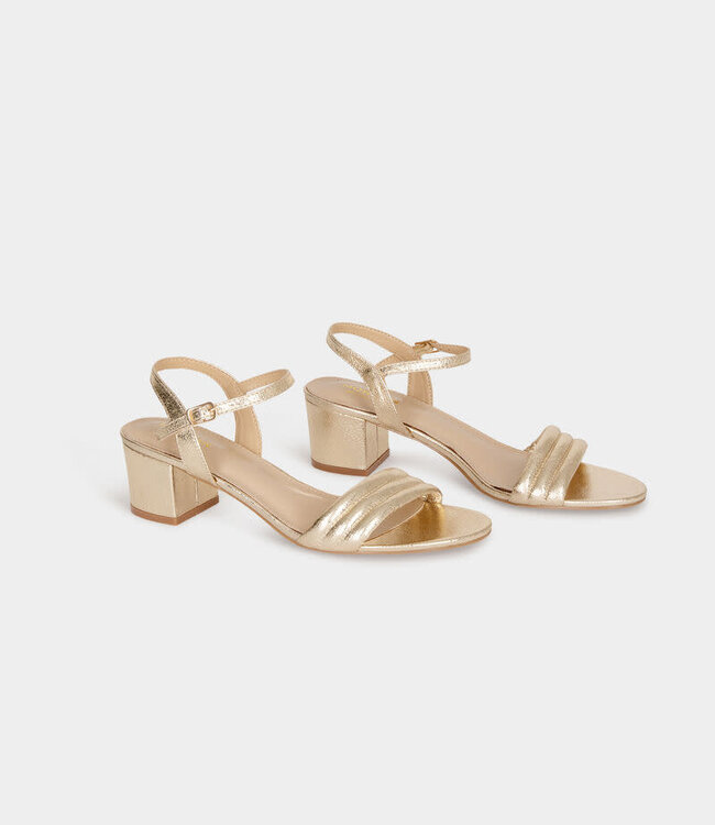 Morgan Sandals with heels 261-1Briano gold yellow