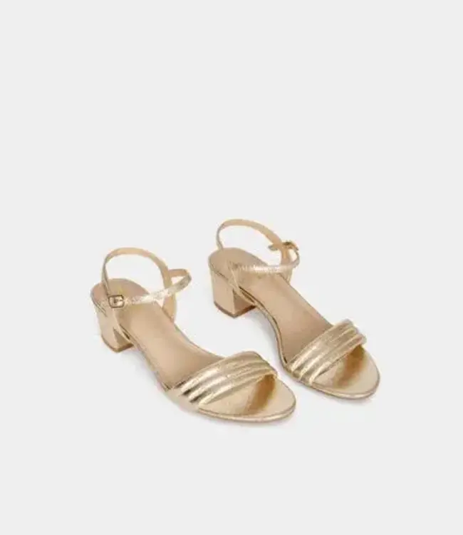 Morgan Sandals with heels 261-1Briano gold yellow